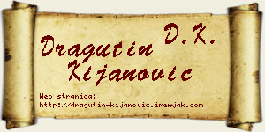 Dragutin Kijanović vizit kartica